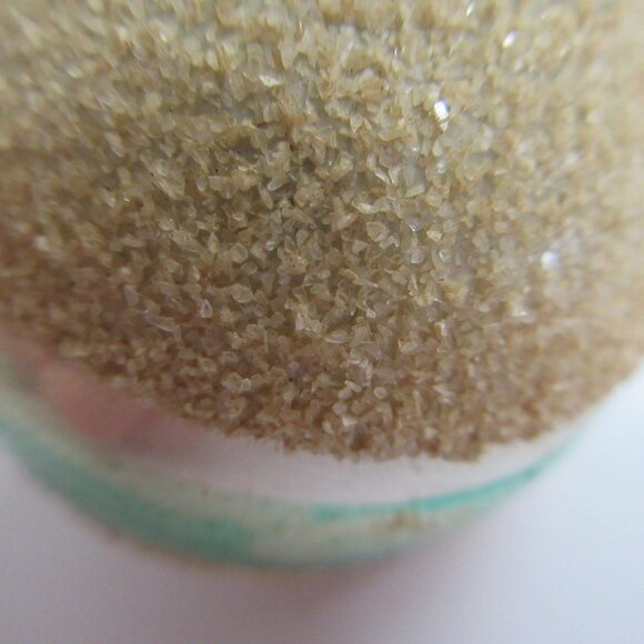 Shiny Brite Glass Christmas Ornament Teardrop & Round Mica Green Striped Vintage - Picture 10 of 12